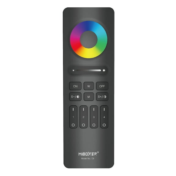 C5-B - 4-Zone RGB+CCT Remote (Black)