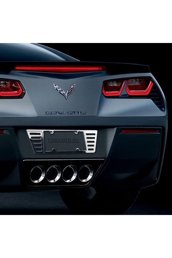 C5/C6/C7 Corvette License Plate Frame - Billet Chrome