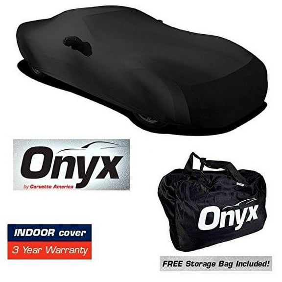 C5 CORVETTE HIGH END ONYX BLACK SATIN CUSTOM FIT STRETCH INDOOR CAR COVER FITS: All C5 97-04 CORVETTES