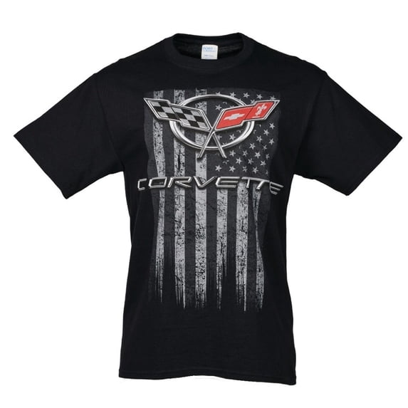 C5 Corvette American Legacy Men's T-Shirt - Black X-Large