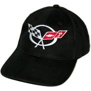 C5 Corvette Black Brushed Cotton Twill Hat