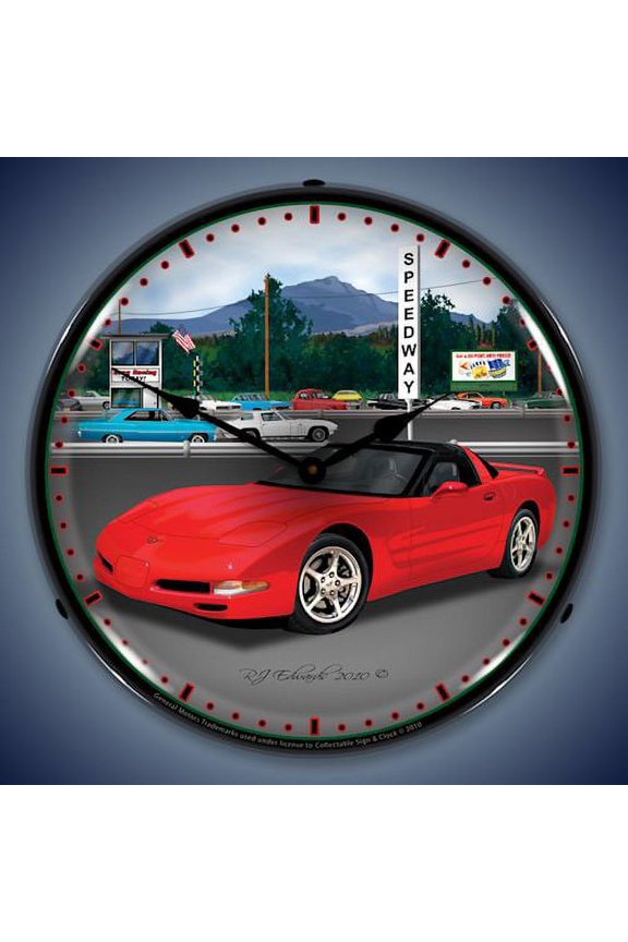 C5 Corvette Raceway Lighted Clock