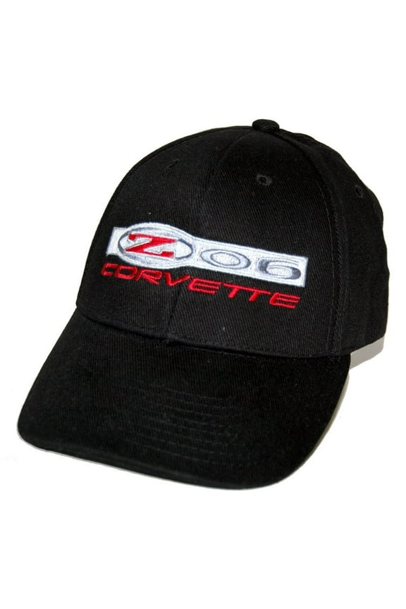 C5 Z06 Corvette Black Cotton Hat - Adult