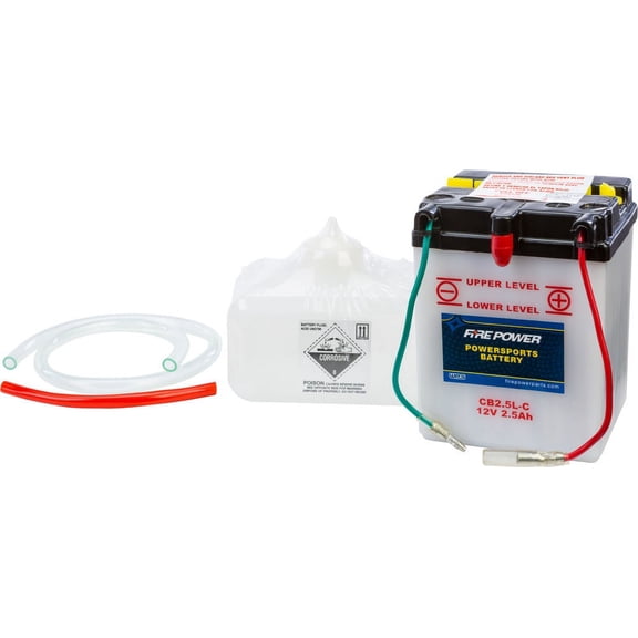 WPS - Western Power Sports C50-N18L-A3; 12V Heavy Duty Battery W / Acid C50-N18L-A3