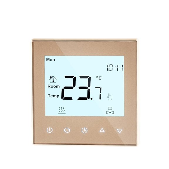 C505G Electric Floor Heating 16A Thermostat, Temperature Programmable Thermoregulator Controller NTC For Gas Boiler Server