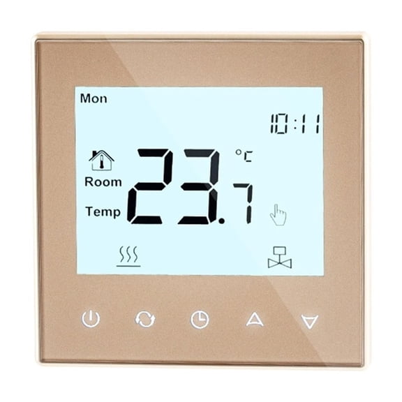 C505G Electric Floor Heating 16A Thermostat, Temperature Programmable Thermoregulator Controller NTC For Gas Boiler Server