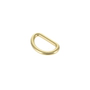 C5300 Natural Brass, Short D-Ring, Solid Brass-LL