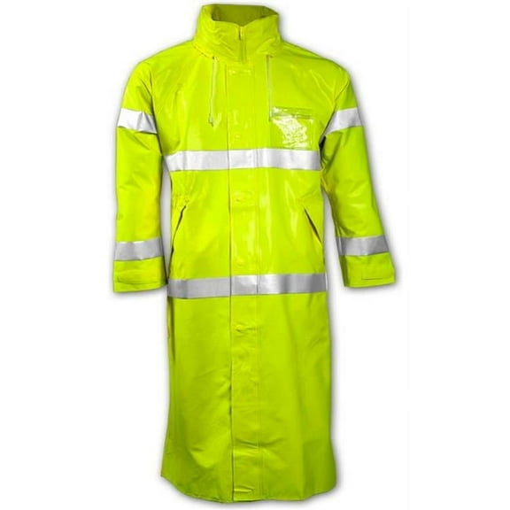 C53122 Comfort-Brite Coat, Fluorescent Lime - Extra Large