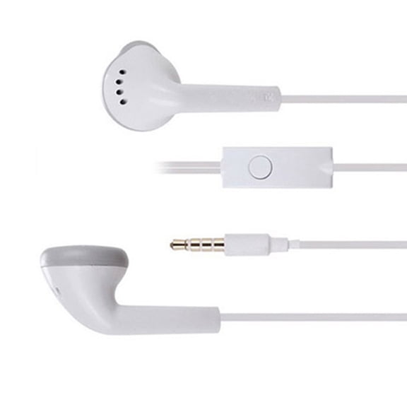 C550 Semi In Ear Corded Earphones Earpieces with Microphone and Music Control Button Compatible for 3.5mm Port Phones