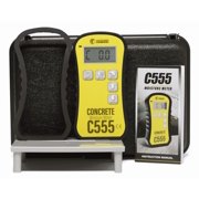C555 Pinless Concrete Moisture Meter Fast Moisture Testing with No Surface Damage with Standard Calibrator