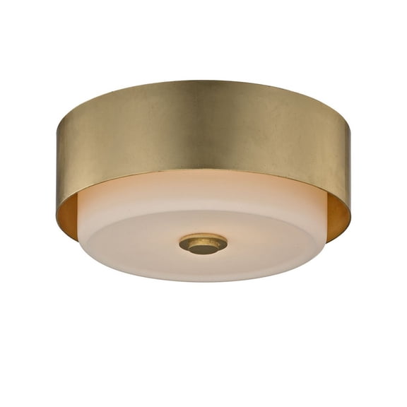 C5661-GL-Troy Lighting-Allure - 13 Inch Two Light Round Flush Mount-Gold Leaf Finish