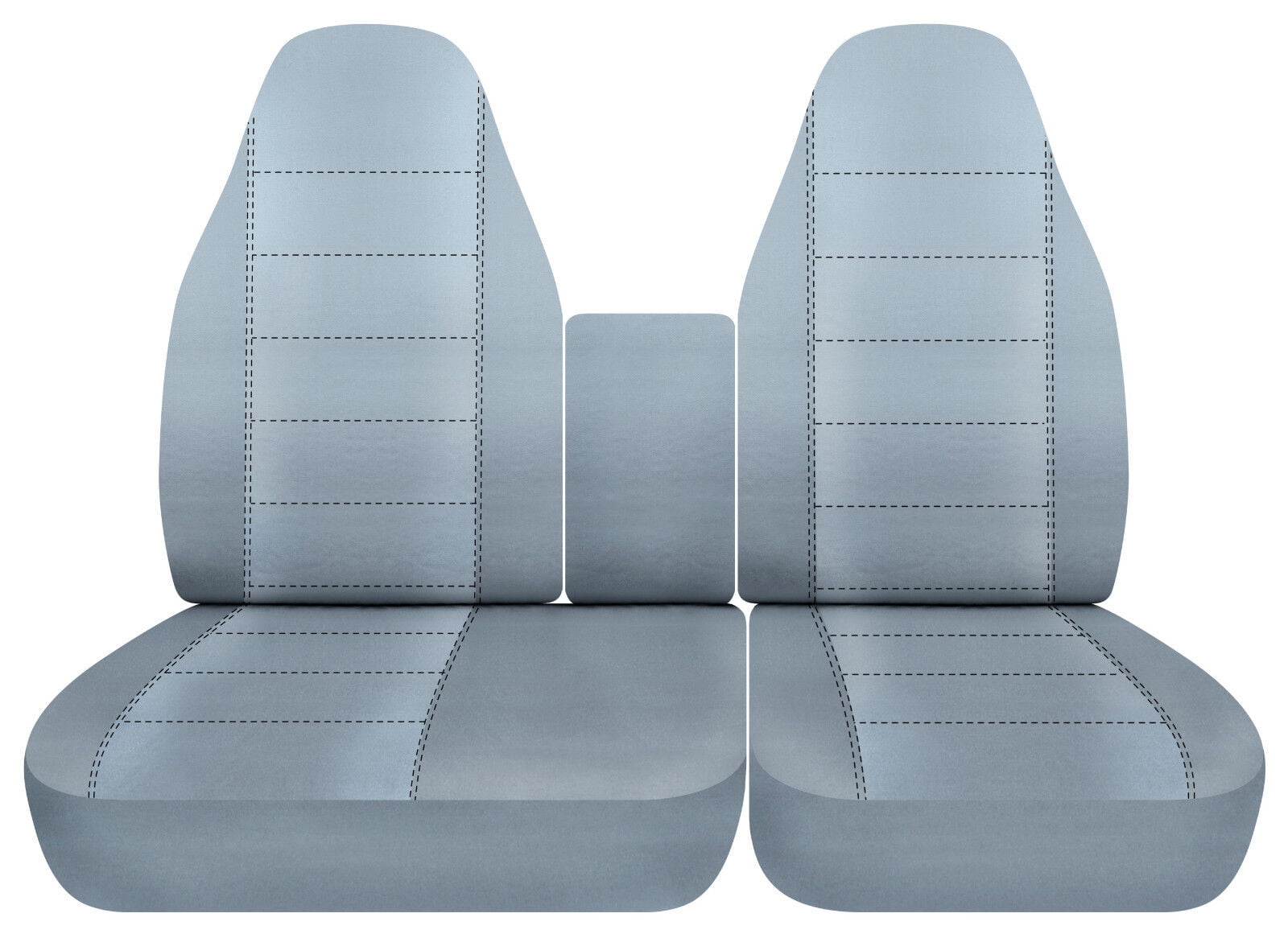 Refresh Your Ride: Semi-Custom Front Seat Covers For Ford F150 1997-2003 (40/60 High-Back With Console, Camo Design)-1094783
