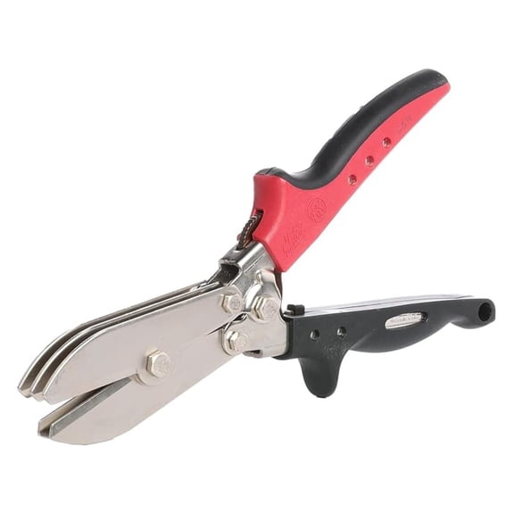 C5R 5-Blade Crimping Tool Leak-Proof Crimps on Round Duct & Stove Pipe, Compound Leverage, Ergonomic Handles