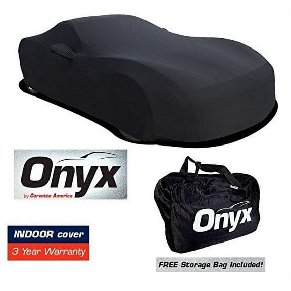 C6 CORVETTE HIGH END ONYX BLACK SATIN CUSTOM FIT STRETCH INDOOR CAR COVER FITS: All C6 05-13 CORVETTES
