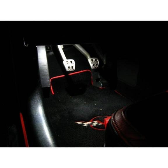 C6 Corvette 9pc Interior Replacement LED Bulb Package : White