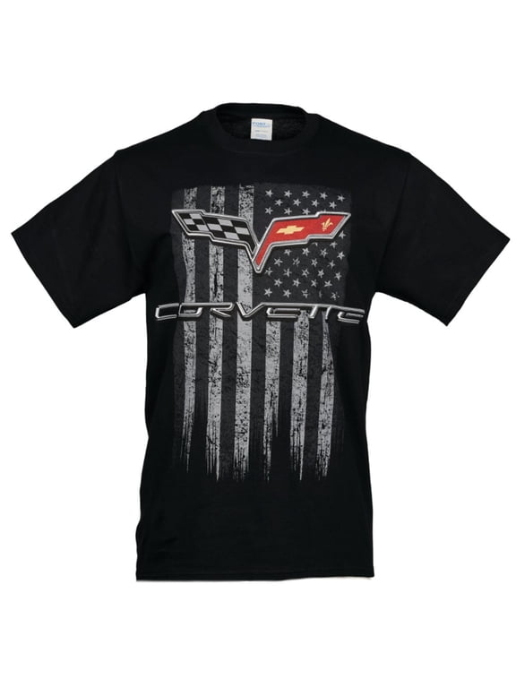C6 Corvette American Legacy Men's T-Shirt - Black Medium
