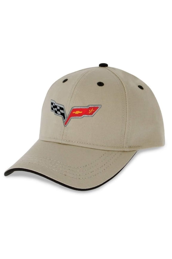 C6 Corvette Heritage Hat - Stone - Embroidered