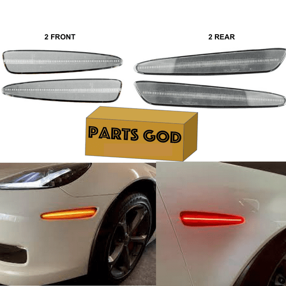 C6 Corvette LED Side Markers Corner Lights