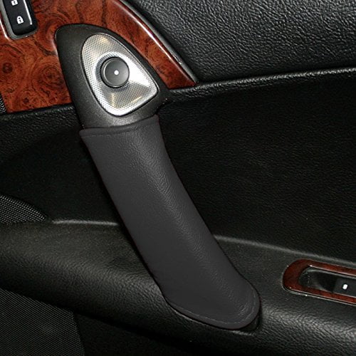 C6 Corvette Leather Door Handle Accent Black