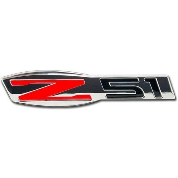 C6 Corvette Z51 Billet Chrome Badge