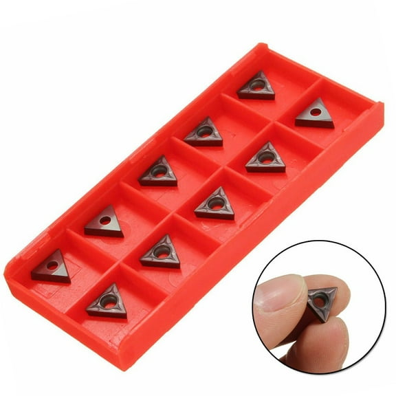 C6 Grade TCMT 731 Insert Set Ten Count Package Designed Specifically for High Efficiency in Metal Cutting Jobs