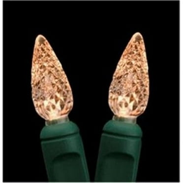 C6 LED Light Strands - Champagne Full Wave
