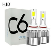 C6 Led Headlight Bulbs LED Car Lights 880 9005 9006 6000K 72W 12V 7200LM Auto Headlamps led  9005/H10/HB3 & 6