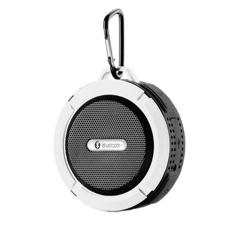 C6 Portable Bluetooth Speaker,Wireless Portable Mini Speaker,Waterproof Bluetooth Speaker,Loud HD Sound,Shower Speaker with Suction Cup & Sturdy Hook,Compatible with IOS,Android,PC,Pad - image 1 of 9