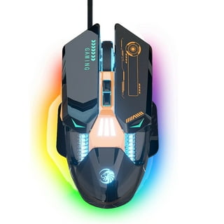 X5 Wireless Gaming Mouse with Tri-Modes BT 5.1/2.4Ghz/USB-C,Lightweight  49g,PAW3212 Optical Sensor,Rechargeable Battery,RGB LED Honeycomb Mice for