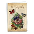 thumbnail image 1 of C6477ESMG Humor Sympathy Card 'Fluttering Words' with Envelope by NobleWorks, 1 of 6