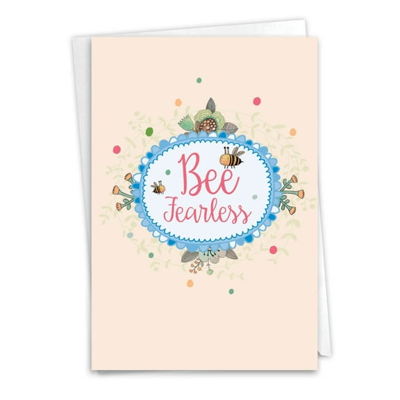 C6548DGDG Humorous Graduation Card 'Let It Bee' with Envelope by NobleWorks
