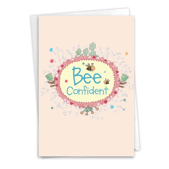 C6548EGDG Hilarious Graduation Greeting Card 'Let It Bee' with Envelope by NobleWorks
