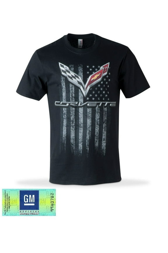C7 Corvette American Legacy Men's T-shirt : Black XX-Large