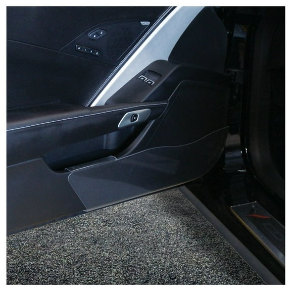C7 Corvette Door Kick Panel - Clear Acrylic Protector Plates