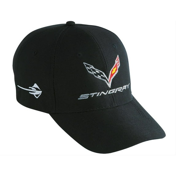 C7 Corvette Embroidered Dupont Performance Hat Black