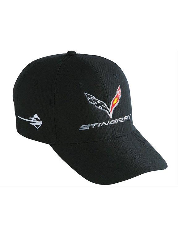 C7 Corvette Embroidered Dupont Performance Hat Black