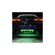 C7 Corvette - Exhaust LED Lighting Kit Stingray, Z51, Z06 Green / Super Bright