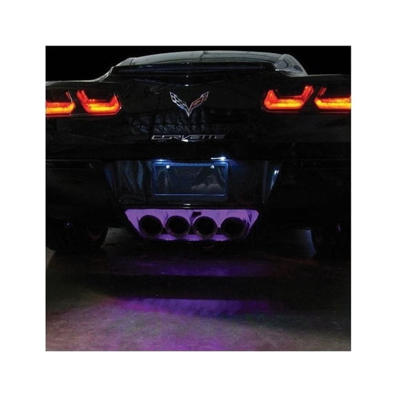C7 Corvette - Exhaust LED Lighting Kit : Stingray, Z51, Z06 Purple Super Bright