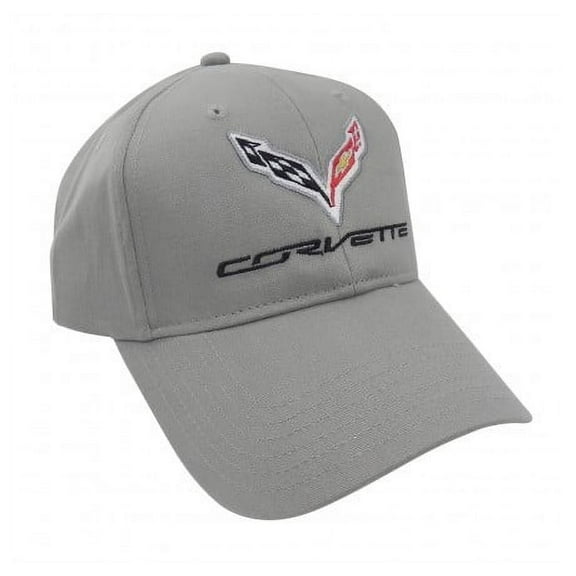 C7 Corvette Gray Cotton Twill Hat