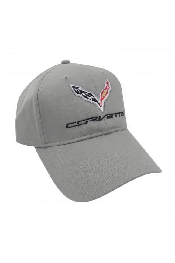 C7 Corvette Gray Cotton Twill Hat