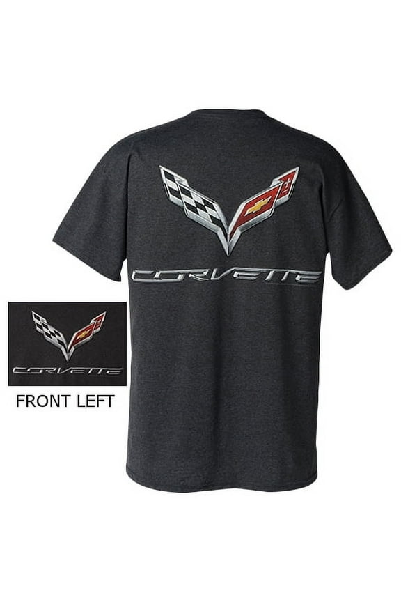 C7 Corvette Heather Gray T-Shirt - XL
