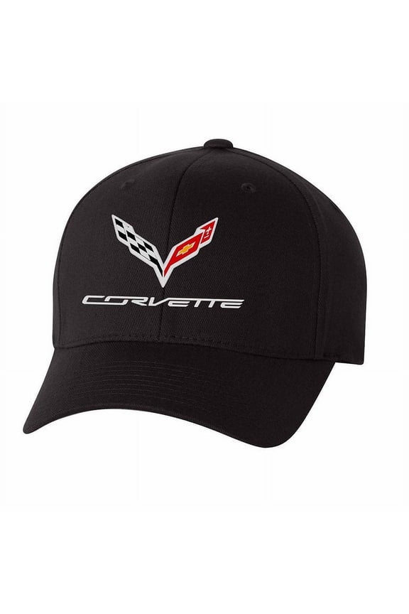 C7 Corvette Performance Flex Fit Black Hat