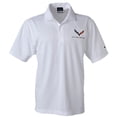 thumbnail image 1 of C7 Corvette Polo - Men's Nike Dri Fit Performance Polo White, Large, 1 of 1