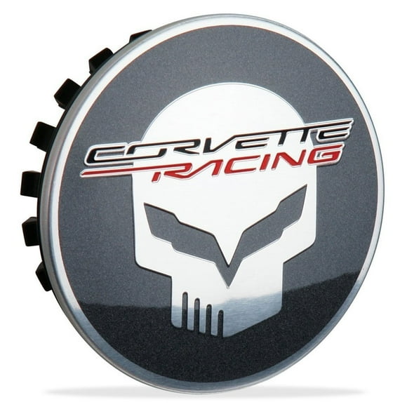 C7 Corvette Racing Center Cap w/Jake Logo - Gray Metallic 1 Cap