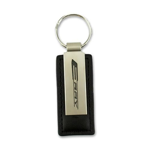 SR1 Performance Corvette E-Ray Leather/Metal Keychain - Officially Licensed Chevrolet Key Tag