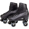 thumbnail image 1 of C7 Skates Quad Roller Skates, Great for Outdoor Use, Many Color Varieties (Black, Women's 8 and Men's 7), 1 of 6