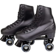 C7 Skates Quad Roller Skates, Great for Outdoor Use, Many Color Varieties (Black, Women's 8 and Men's 7)