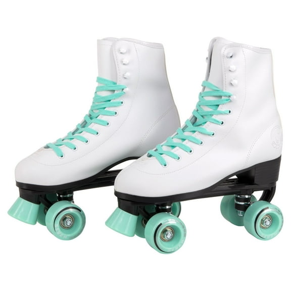 C7 Skates Quad Roller Skates, Great for Outdoor Use, Many Color Varieties (Mint, Women's 8 and Men's 7)
