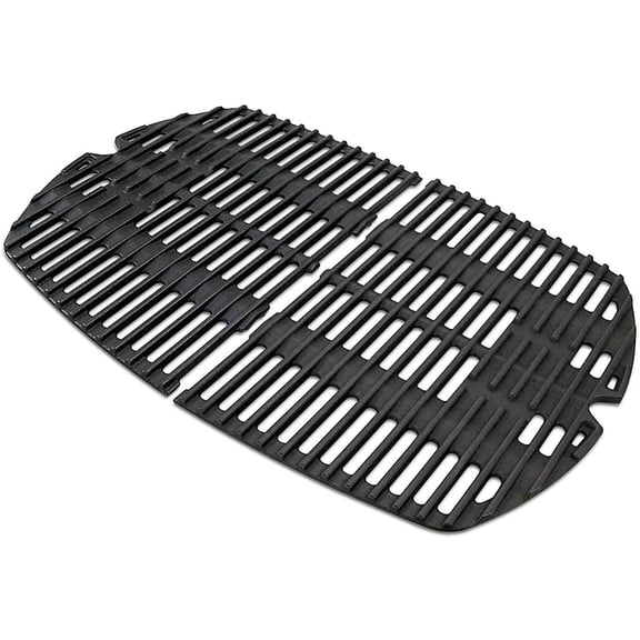 C764D(2-Pack) 17 x 12.7 inches Cast Iron Cooking Grid Grates for Weber 7644 Q100 series, Q140, Q1000 series Q1200 50060301 386000 50060001 51010001 51060001 51070001 51080001 51190001 51200001