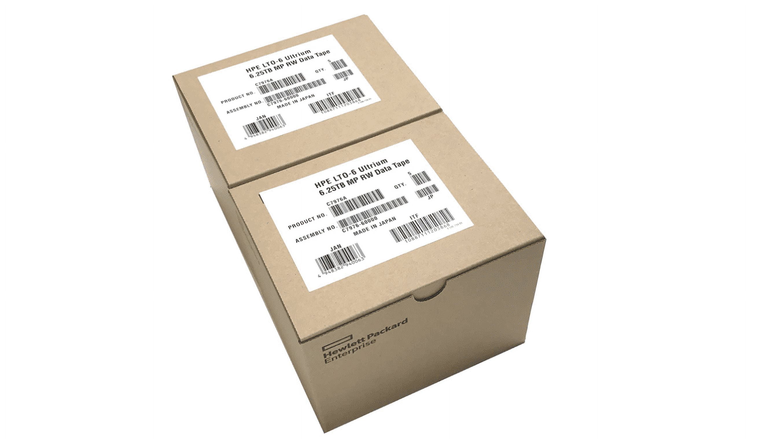 C7976A .HPE LTO 6 data cartridge 10 pack